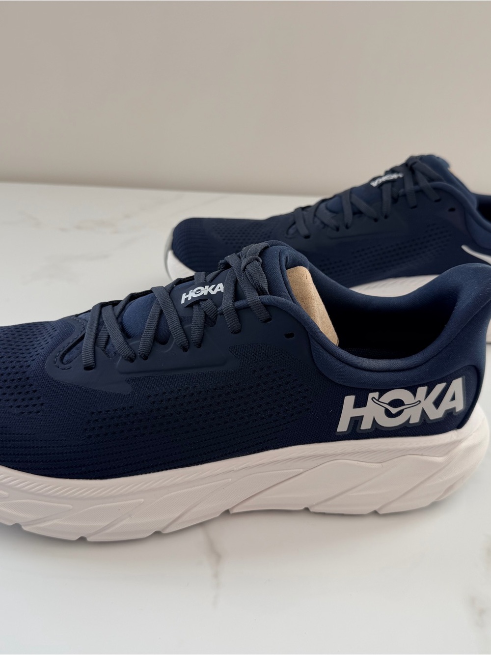 HOKA Arahi 7 Mens Size 12.5 D Navy Blue Running Shoes